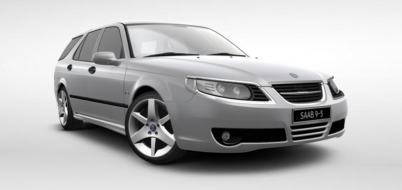 Photos: Car: Saab 9-5 Kombi 2.0 T Linear (pictures, images)