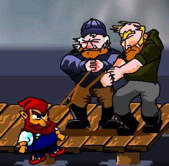 Photos: Dwarf on wharf  (online flash game) (pictures, images)