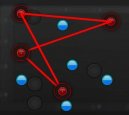 Play free game online: Nodes puzzle