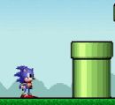 Play free game online: Sonic Lost In Mario World