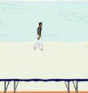Play free game online: Trampoline 2