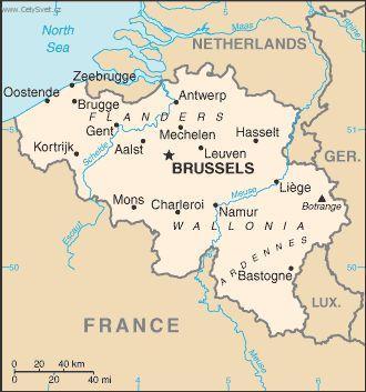 Photo: Belgie-politick� mapa