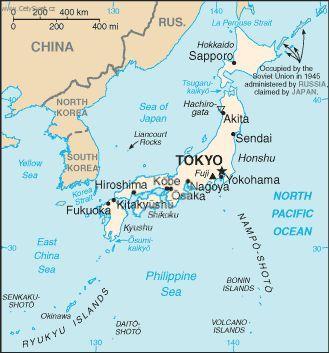 Photo: Japonsko-politick� mapa