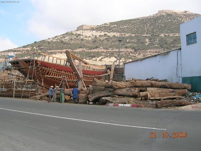 Photo: Stavba lodí-Stavba lodí - přístav v Agadiru