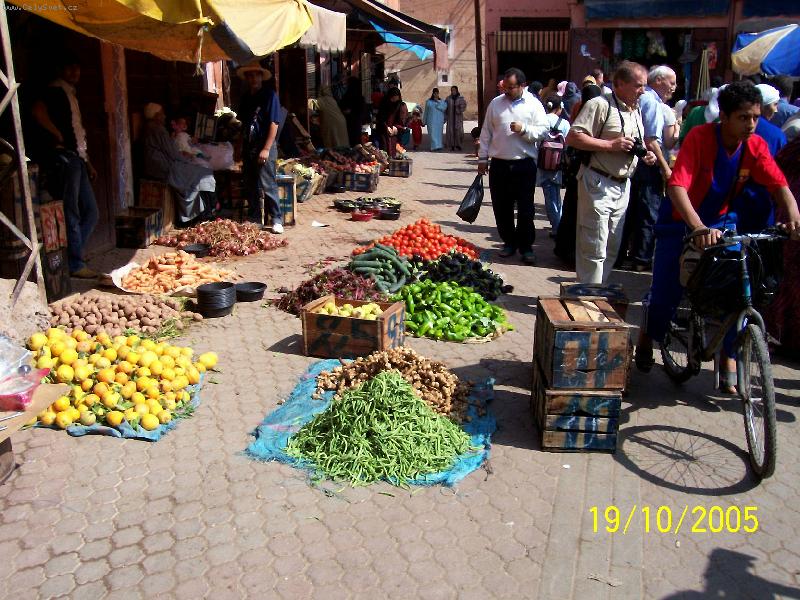 Photo: Velký trh v Marakéši-Široká nabídka všeho.....