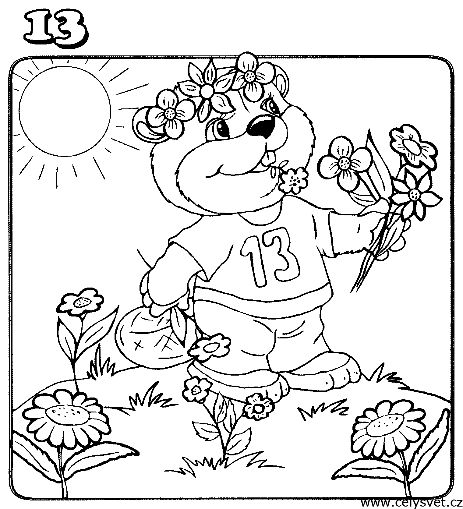 Free coloring page to print