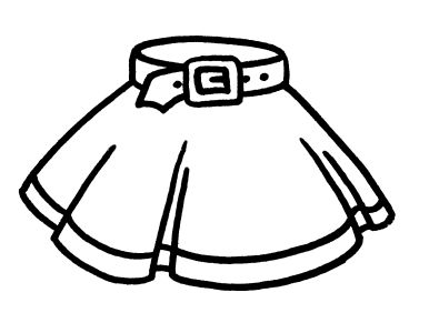 clothes coloring pages